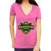 Tultex 214 - Ladies' Slim Fit Fine Jersey V-Neck Thumbnail