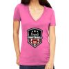 Tultex 214 - Ladies' Slim Fit Fine Jersey V-Neck Thumbnail