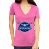 Tultex 214 - Ladies' Slim Fit Fine Jersey V-Neck Thumbnail