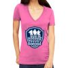 Tultex 214 - Ladies' Slim Fit Fine Jersey V-Neck Thumbnail