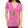 Tultex 214 - Ladies' Slim Fit Fine Jersey V-Neck Thumbnail