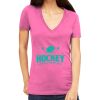 Tultex 214 - Ladies' Slim Fit Fine Jersey V-Neck Thumbnail