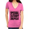 Tultex 214 - Ladies' Slim Fit Fine Jersey V-Neck Thumbnail
