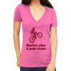 Tultex 214 - Ladies' Slim Fit Fine Jersey V-Neck Thumbnail