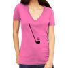 Tultex 214 - Ladies' Slim Fit Fine Jersey V-Neck Thumbnail