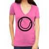 Tultex 214 - Ladies' Slim Fit Fine Jersey V-Neck Thumbnail