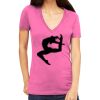 Tultex 214 - Ladies' Slim Fit Fine Jersey V-Neck Thumbnail
