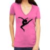 Tultex 214 - Ladies' Slim Fit Fine Jersey V-Neck Thumbnail