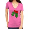 Tultex 214 - Ladies' Slim Fit Fine Jersey V-Neck Thumbnail