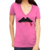 Tultex 214 - Ladies' Slim Fit Fine Jersey V-Neck Thumbnail
